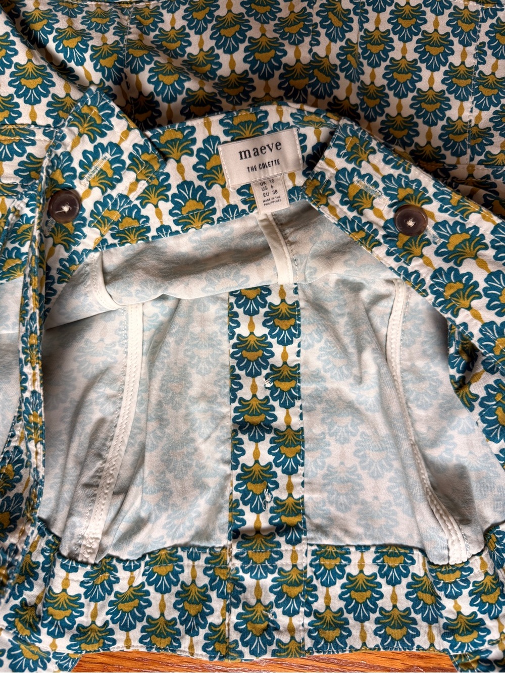 The Portside Button-Front Jumpsuit by Maeve - Picture 7 of 8